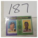 Ernie banks 1975 Topps 1958 mvp