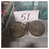 Lot of old ball mason jar lids