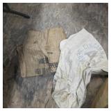 Lot of 2 vintage burlap fee sacks Cincinnati