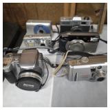 Lot of 6 digital cameras untested as is