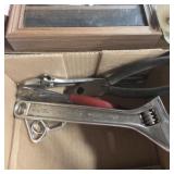 Tool lot wrenches pliers clips