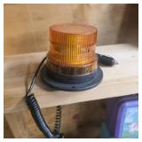 Emergency light amber magnet base with car plug