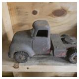 Vintage cast iron toy truck