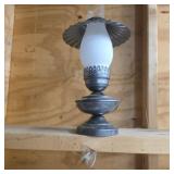Oil lamp style with electric plug - nice