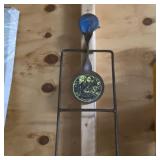 Vintage swinging revolving gun target