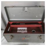 Craftsman metal tool box with contents