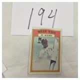 1972 Topps Willie Mays In Action giants