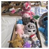Lot of stuffed animals plush