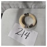 Vintage handmade bone bracelet - nice