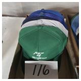 Box lot of vintage hats