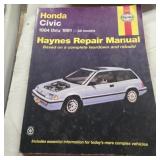 Haynes repair manual Honda Civic 84 thru 91