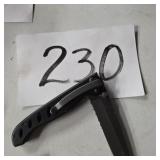 Gerber black.pocker knife - nice