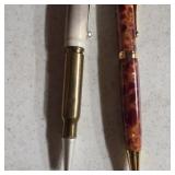 Handmade pens, wood and bullet handcrafted