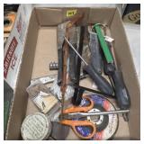 BOX lot miscellaneous tools
