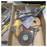 Miscellaneous tools box lot