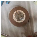 Vintage 50 feet white steel tape