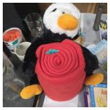 Penguin with blanket