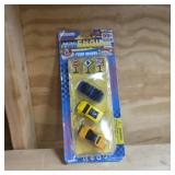 Vintage cars still new in pack