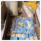 Box lot Mountain bases adhesive and zip ties