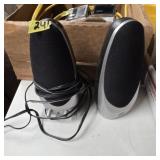 Pair of computer speakers