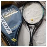 Dunlop tennis racket with cover