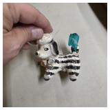 Porcelain poodle made in Japan