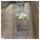 Vintage / Antique whiskey bottle glass