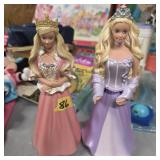 Barbie 2004/2005 refillable bubble bath figures
