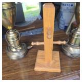 Handmade wooden mug holder coffee cup