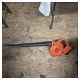 Black & Decker cordless blower with charger