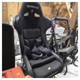 Racing seat that was in a Mustang with belts