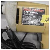 Black & Decker 1/4 drill electric