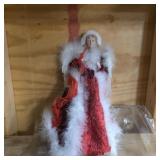 Christmas angel tree topper holiday