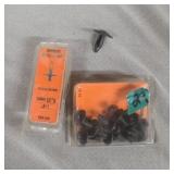Small lot of fasteners plastic automobile