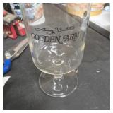 Johnny Unitas Golden arm glass