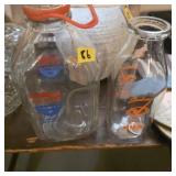 Lot of 2 dairy milk bottles