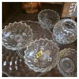 Nice lost of fostoria? Glass platter, bowls