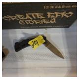 Black Folding knife