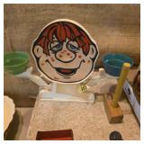 Vintage boy scale game and toy hammer