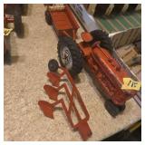 ERTL Farm Tractor & Attachments Vintage 1960s