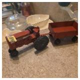 ERTL Farm Tractor & trailer steel 1960