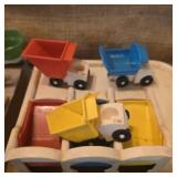 Fisher Price Dump Truckers Vintage 1965 w trucks