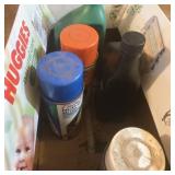 Lot of vehicle fluids and chemicals