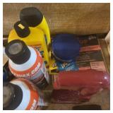 Lot of vehicle cleaning supplies