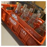 Vintage Coca cola carriers and bottles coke