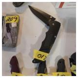 Black frost cutlery folding knife