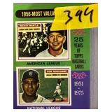 1975 Topps #194 1956 MVPs