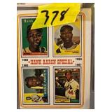 1974 Topps #3 Hank Aaron Special