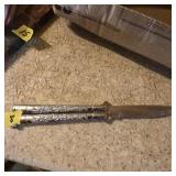 Vintage Rostfrei Seki Japan Dragon Butterfly Knife