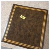 Empty brown binder